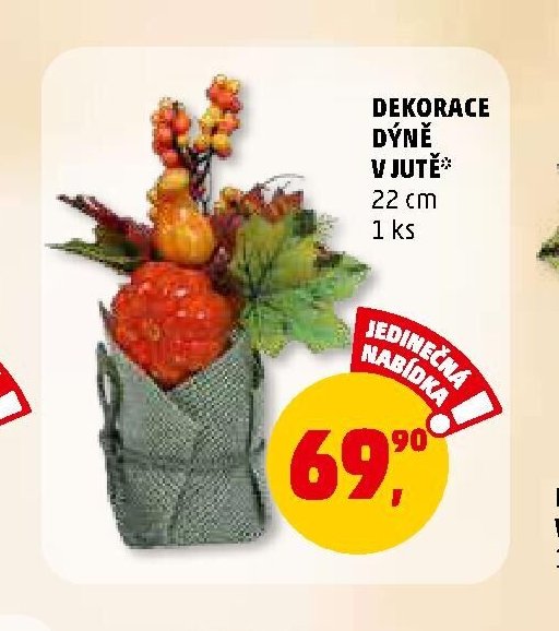 DEKORACE DÝNĚ V JUTĚ