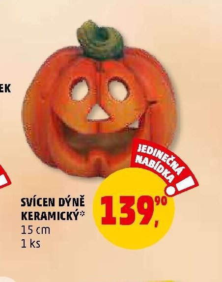 SVÍCEN DÝNĚ KERAMICKÝ