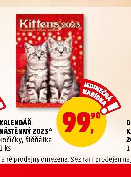 KALENDÁŘ NÁSTĚNNÝ