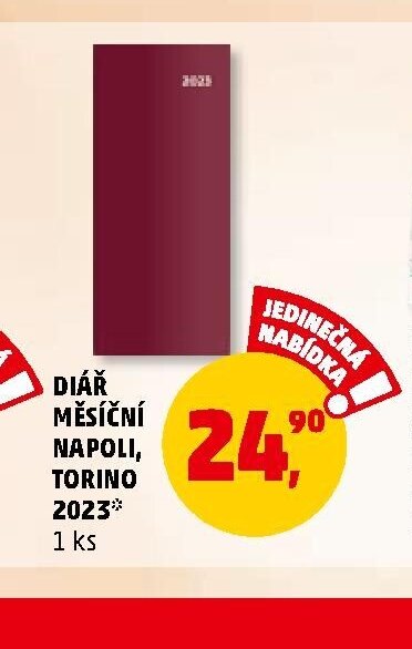 DIÁŘ MĚSÍČNÍ NAPOLI TORINO