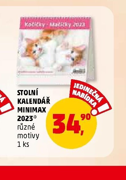 STOLNÍ KALENDÁŘ MINIMAX