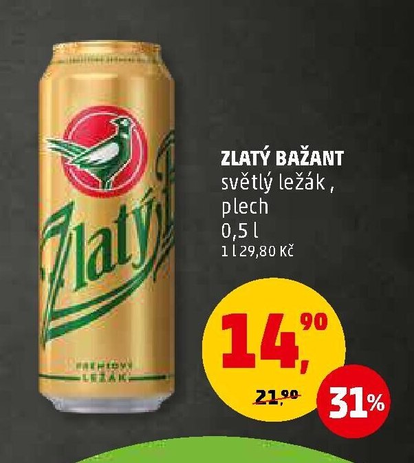 ZLATÝ BAŽANT SVĚTLÝ LEŽÁK 0,5 l