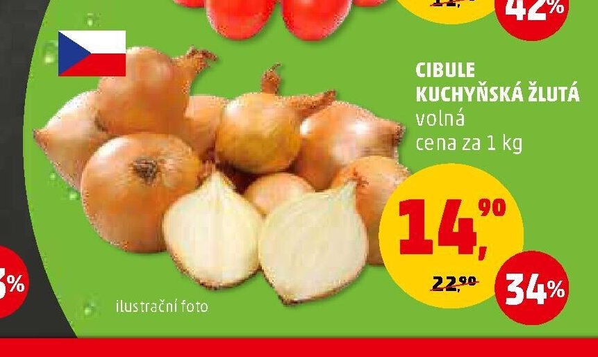 CIBULE KUCHYŇSKÁ ŽLUTÁ