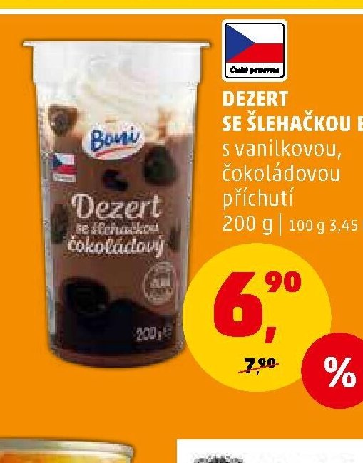 DEZERT SE ŠLEHAČKOU BONI