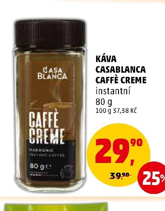 KÁVA CASABLANCA CAFFÉ CREME