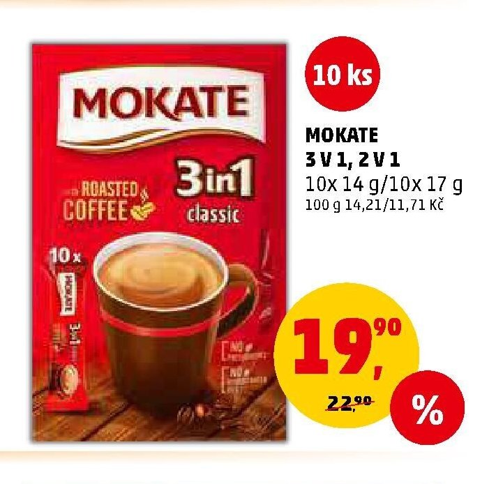MOKATE 3 v 1, 2 v 1