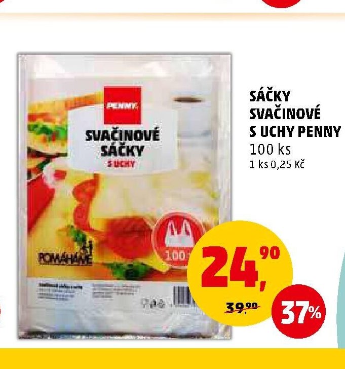 SÁČKY SVAČINOVÉ S UCHY PENNY