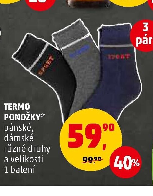 Termo ponožky
