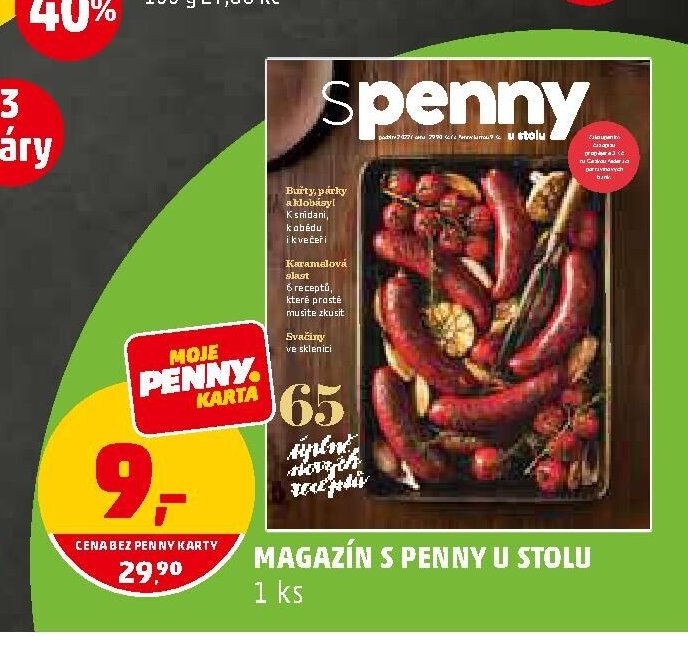 Magazín S Penny u stolu