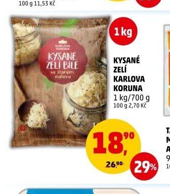 Kysané zelí Karlova Koruna