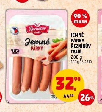 JEMNÉ PÁRKY ŘEZNÍKŮV TALÍŘ