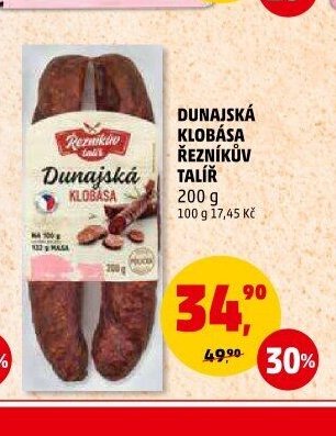 DUNAJSKÁ KLOBÁSA ŘEZNÍKŮV TALÍŘ