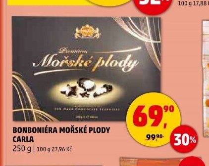 BONBONIÉRA MOŘSKÉ PLODY CARLA