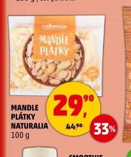 MANDLE PLÁTKY NATURALIA