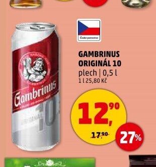 Gambrinus Originál 10