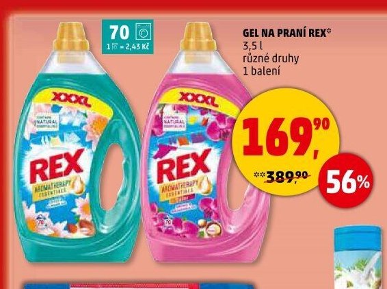GEL NA PRANÍ REX