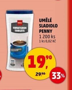 UMĚLÉ SLADIDLO PENNY