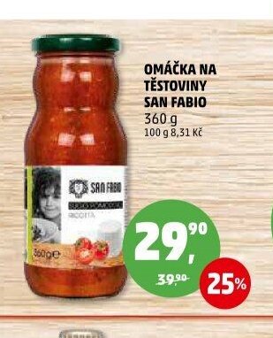 Omáčka na těstoviny San Fabio