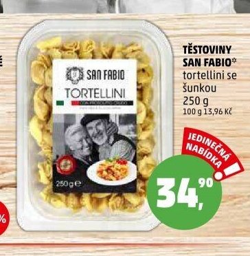 Těstoviny San Fabio tortellini se šunkou