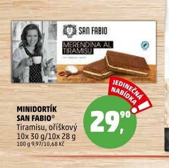 MINIDORTÍK SAN FABIO Tiramisu, oříškový