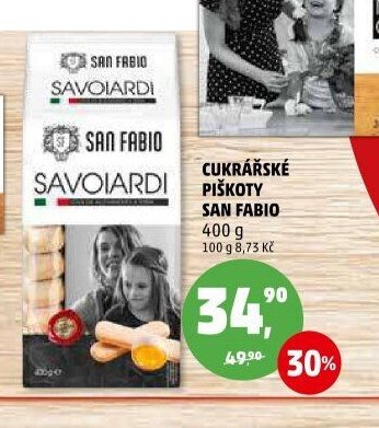 CUKRÁŘSKÉ PIŠKOTY SAN FABIO