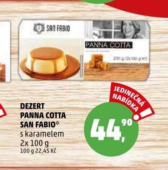 DEZERT PANNA COTTA SAN FABIO s karamelem