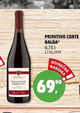 PRIMITIVO CORTE BALDA