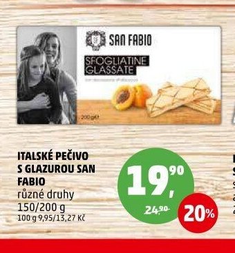 ITALSKÉ PEČIVO S GLAZUROU SAN FABIO