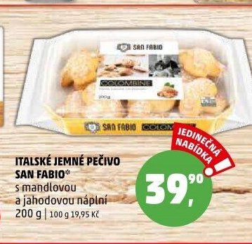 ITALSKÉ JEMNÉ PEČIVO SAN FABIO