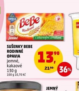 SUŠENKY BEBE RODINNÉ OPAVIA