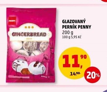 GLAZOVANÝ PERNÍK PENNY