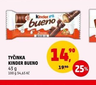 TYČINKA KINDER BUENO