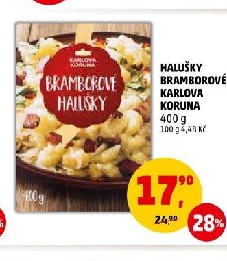 HALUŠKY BRAMBOROVÉ KARLOVA KORUNA