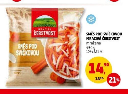 SMĚS POD SVÍČKOVOU MRAZIVÁ ČERSTVOST
