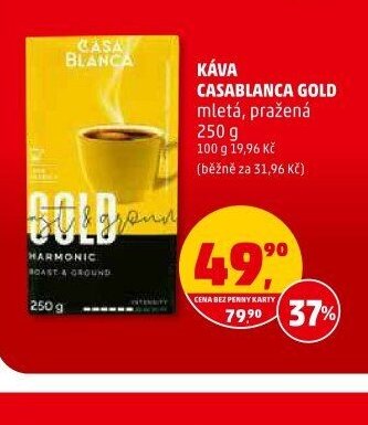 Káva Casablanca Gold mletá, pražená 250 g