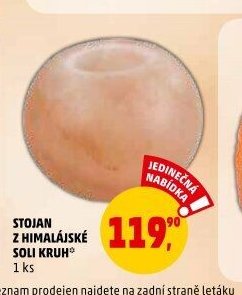 Stojan z himalájské soli kruh
