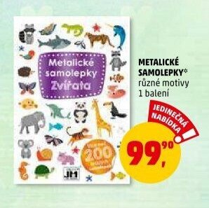 Metalické samolepky