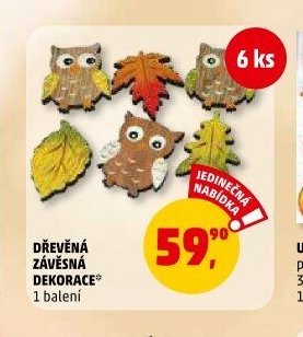 DŘEVĚNÁ ZÁVĚSNÁ DEKORACE