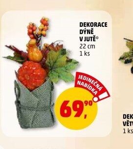 DEKORACE DÝNĚ V JUTĚ