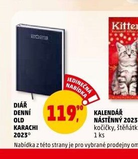 DIÁŘ DENNÍ OLD KARACHI 2023