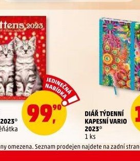 KALENDÁŘ NÁSTĚNNÝ 2023 kočičky, štěňátka
