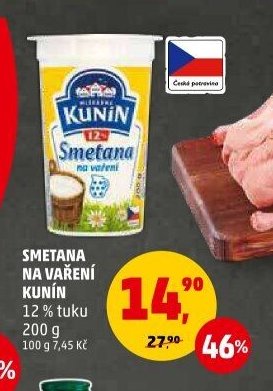 SMETANA NA VAŘENÍ KUNÍN