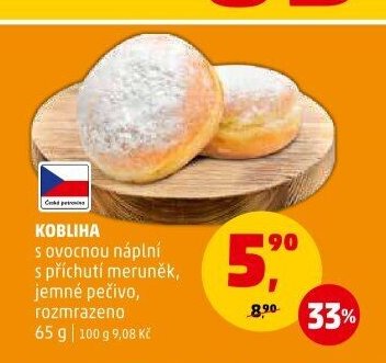 KOBLIHA s ovocnou náplní