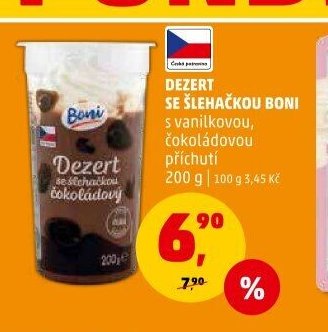 DEZERT SE ŠLEHAČKOU BONI