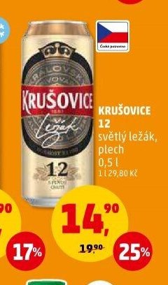 KRUŠOVICE 12 světlý ležák