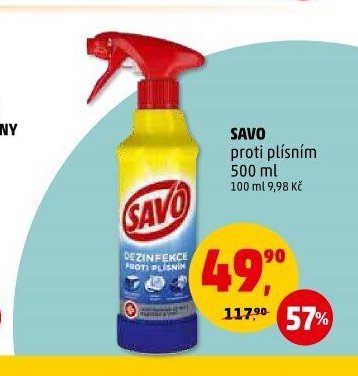 SAVO proti plísním 500 ml