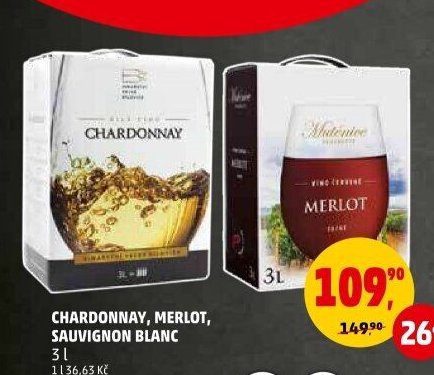 Chardonnay, Merlot, Sauvignon Blanc 3 l
