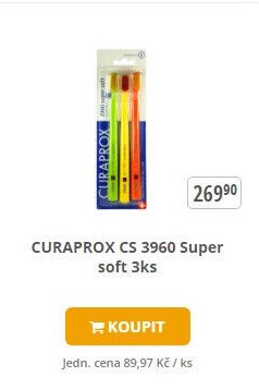 CURAPROX CS 3960 Super soft 3ks