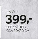 LED SVÍTIDLO, CCA 30X30 CM