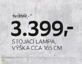 STOJACÍ LAMPA, VÝŠKA CCA 165 CM